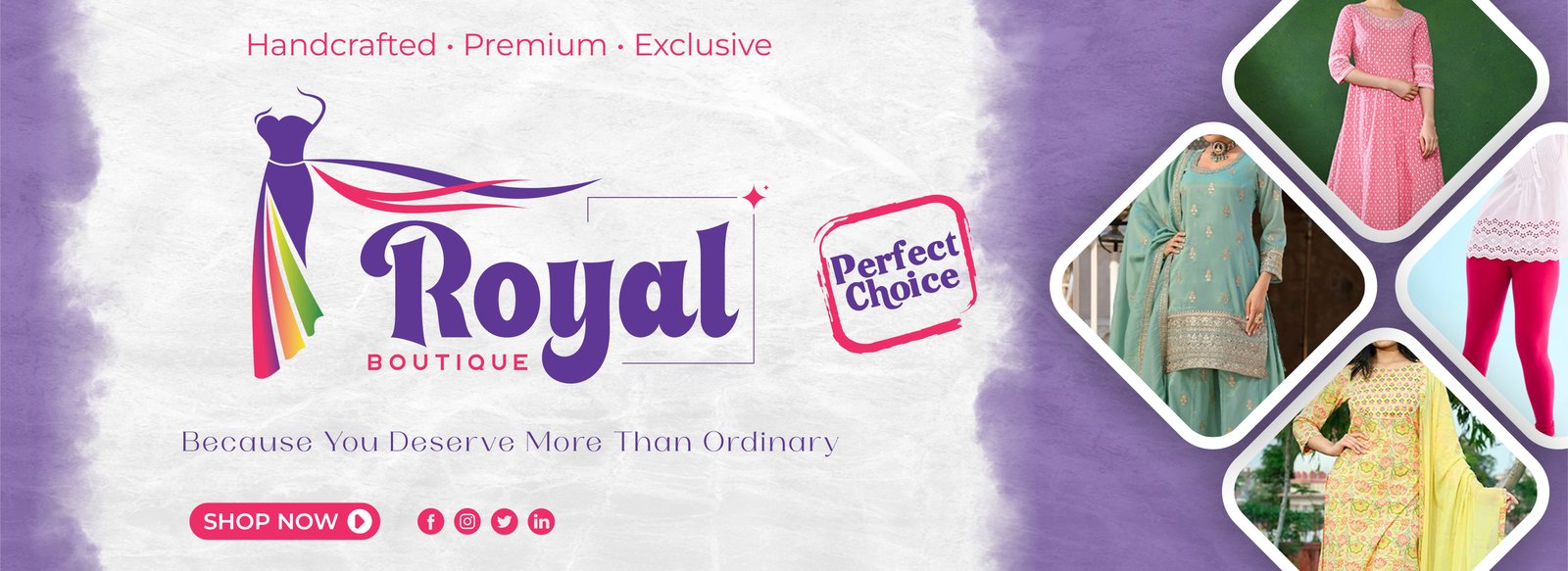 Royal Boutique Desktop Banner